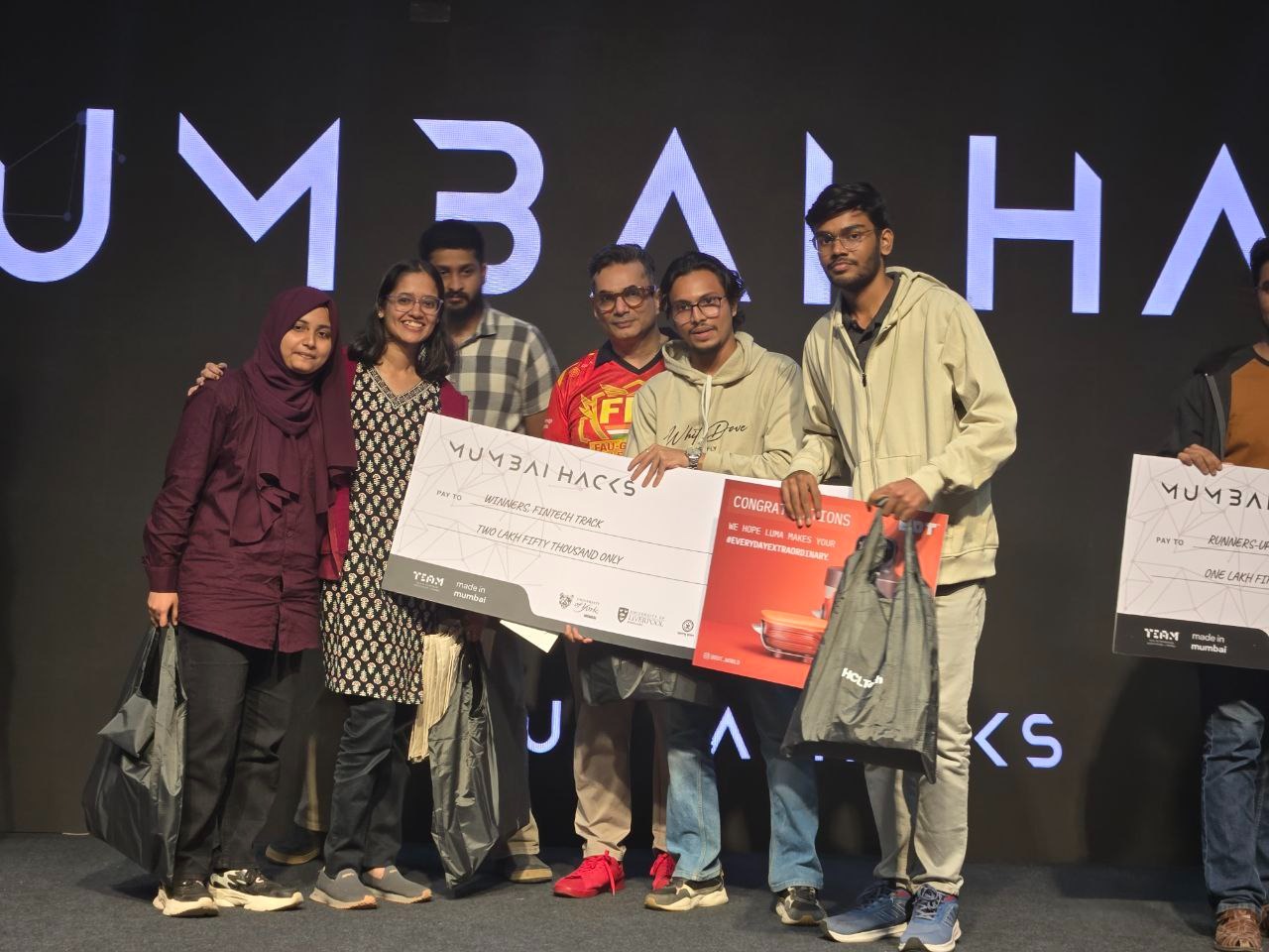 Mumbai Hacks 2025 – Fintech Track Winner
